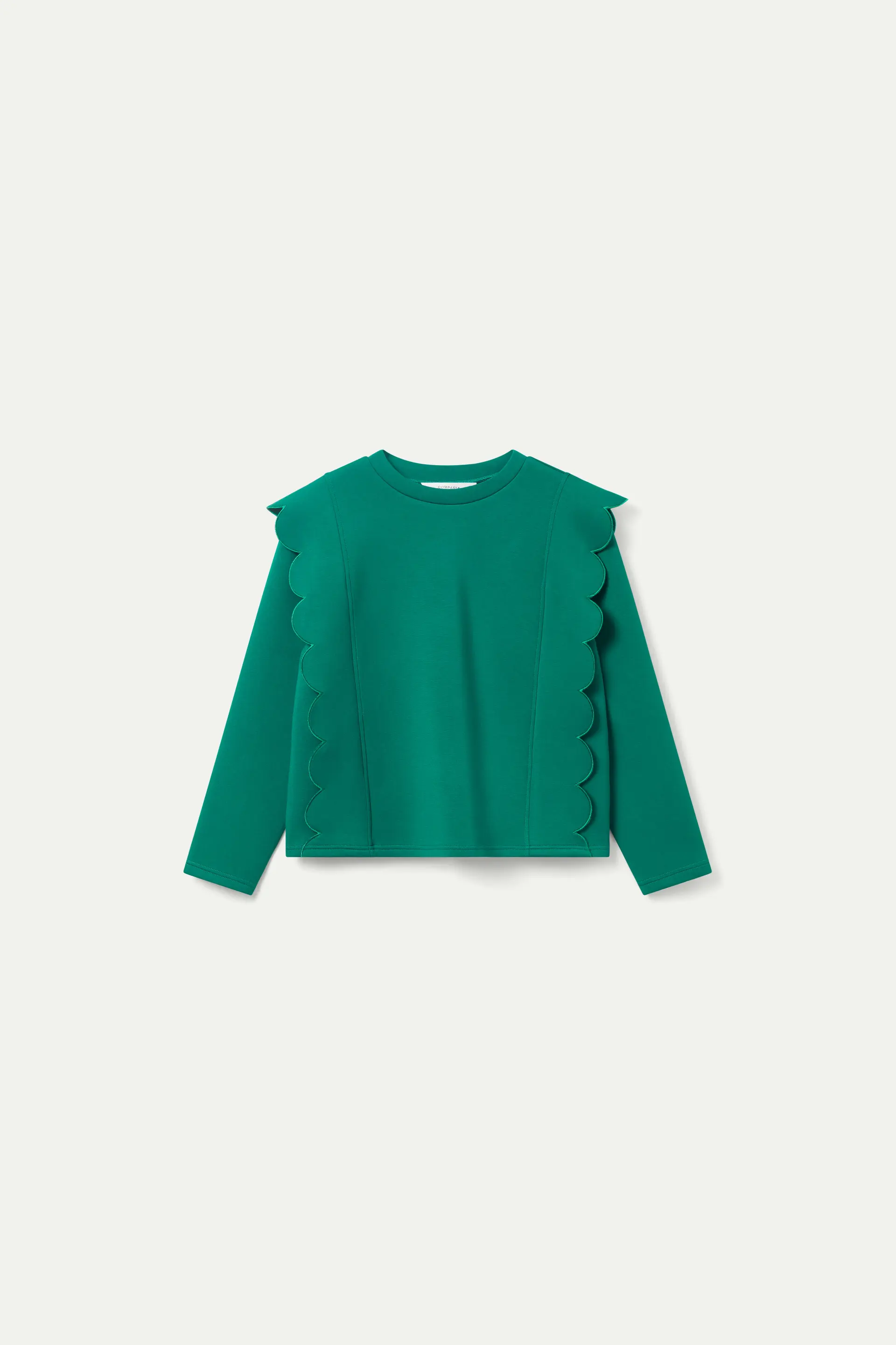Sudadera detalle ondas verde - Image 2