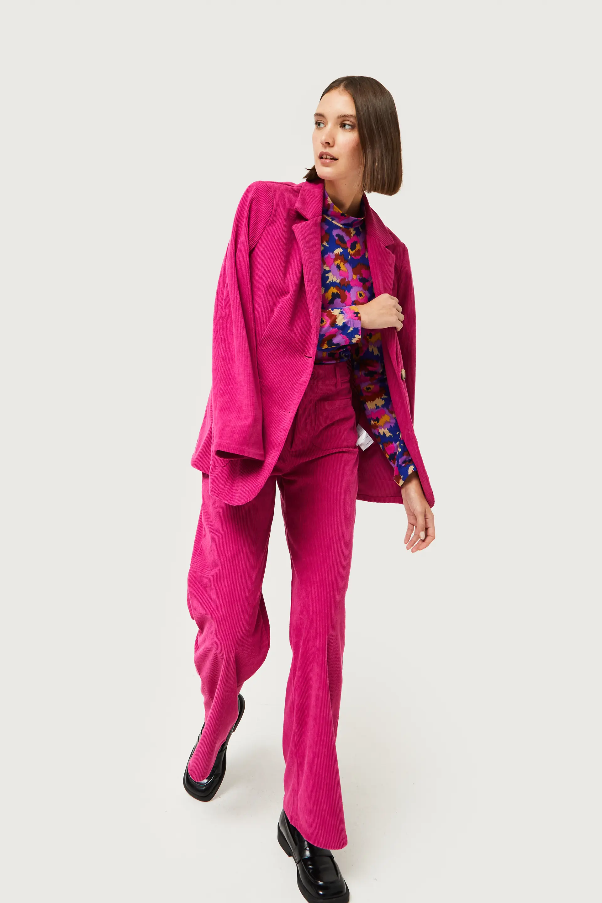 Top ajustado estampado floral Dewberry - Image 4