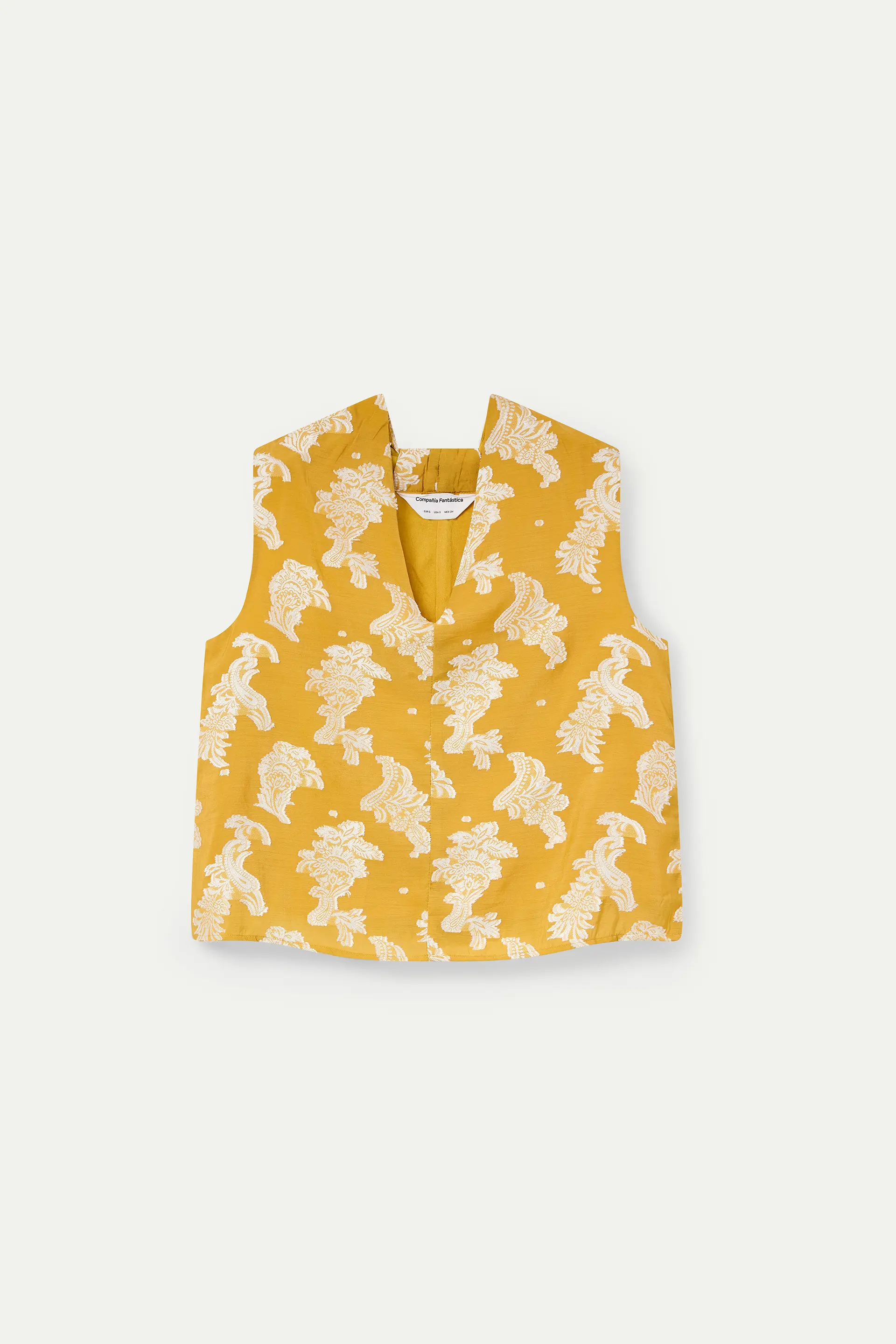 Top con estampado amarillo - Image 2