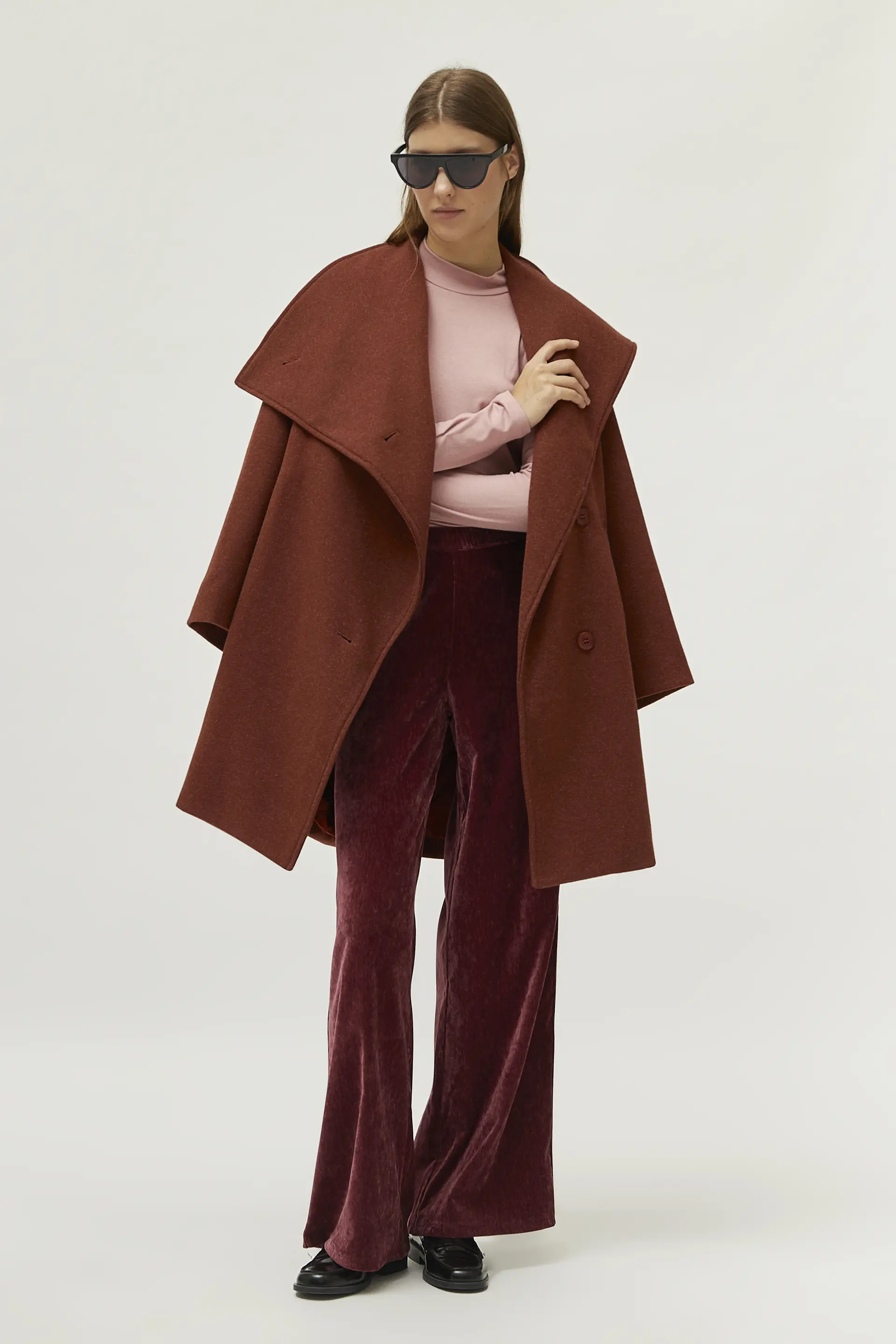 Top cuello mock rosa - Image 5