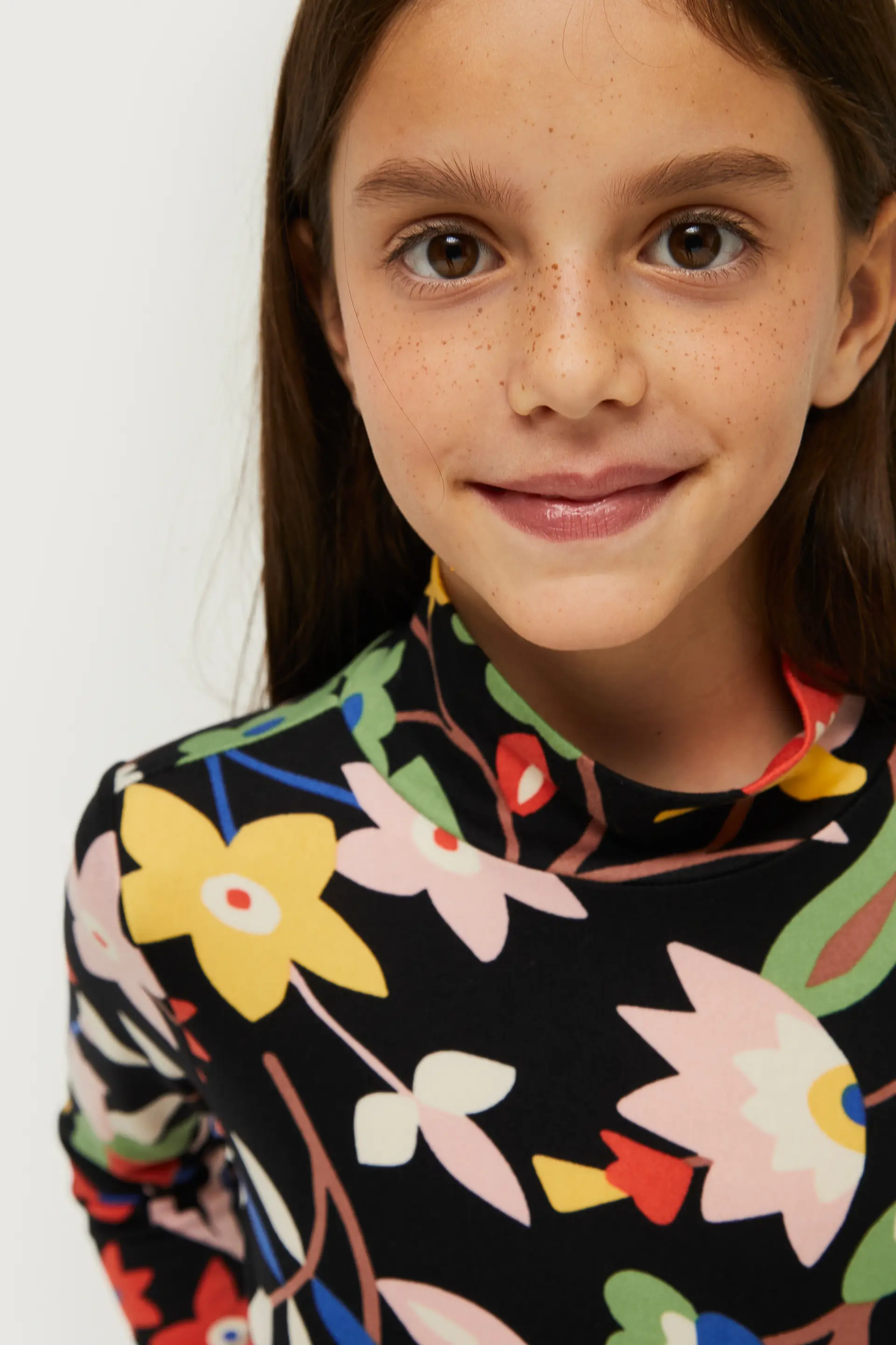 Top de niña estampado floral grande - Image 3