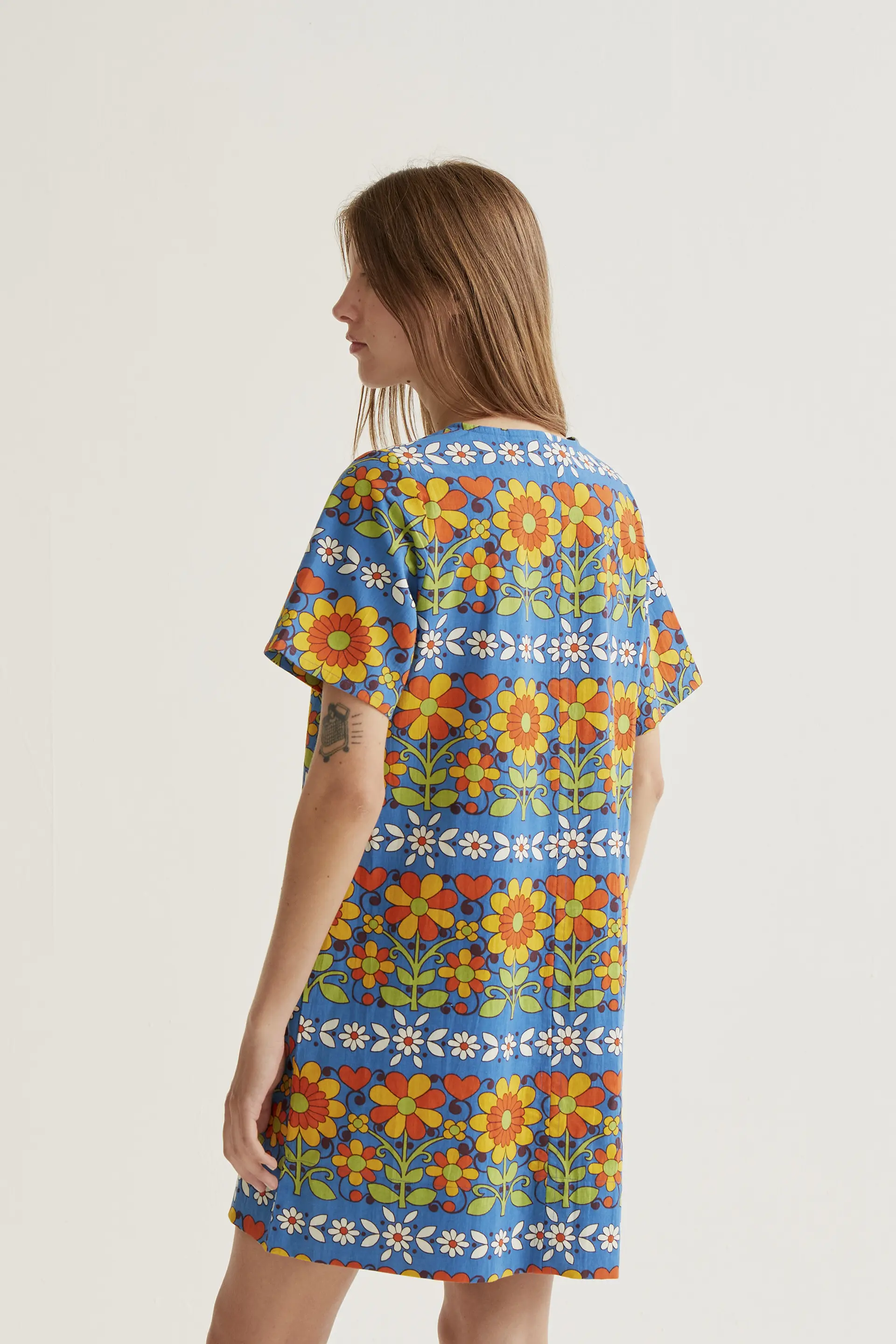 Vestido corto con estampado Garden - Image 3