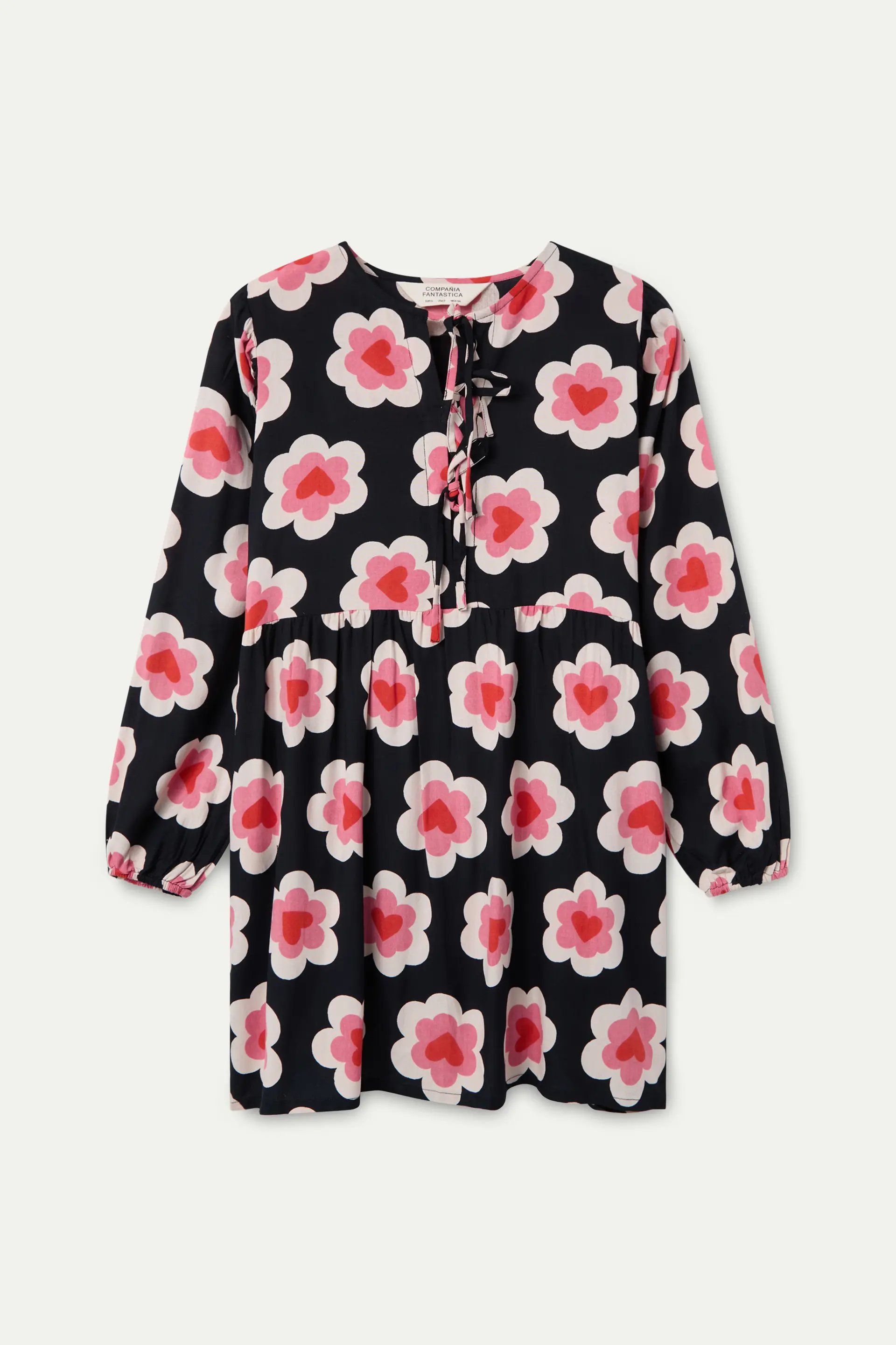 Vestido corto con estampado Sweetheart - Image 2