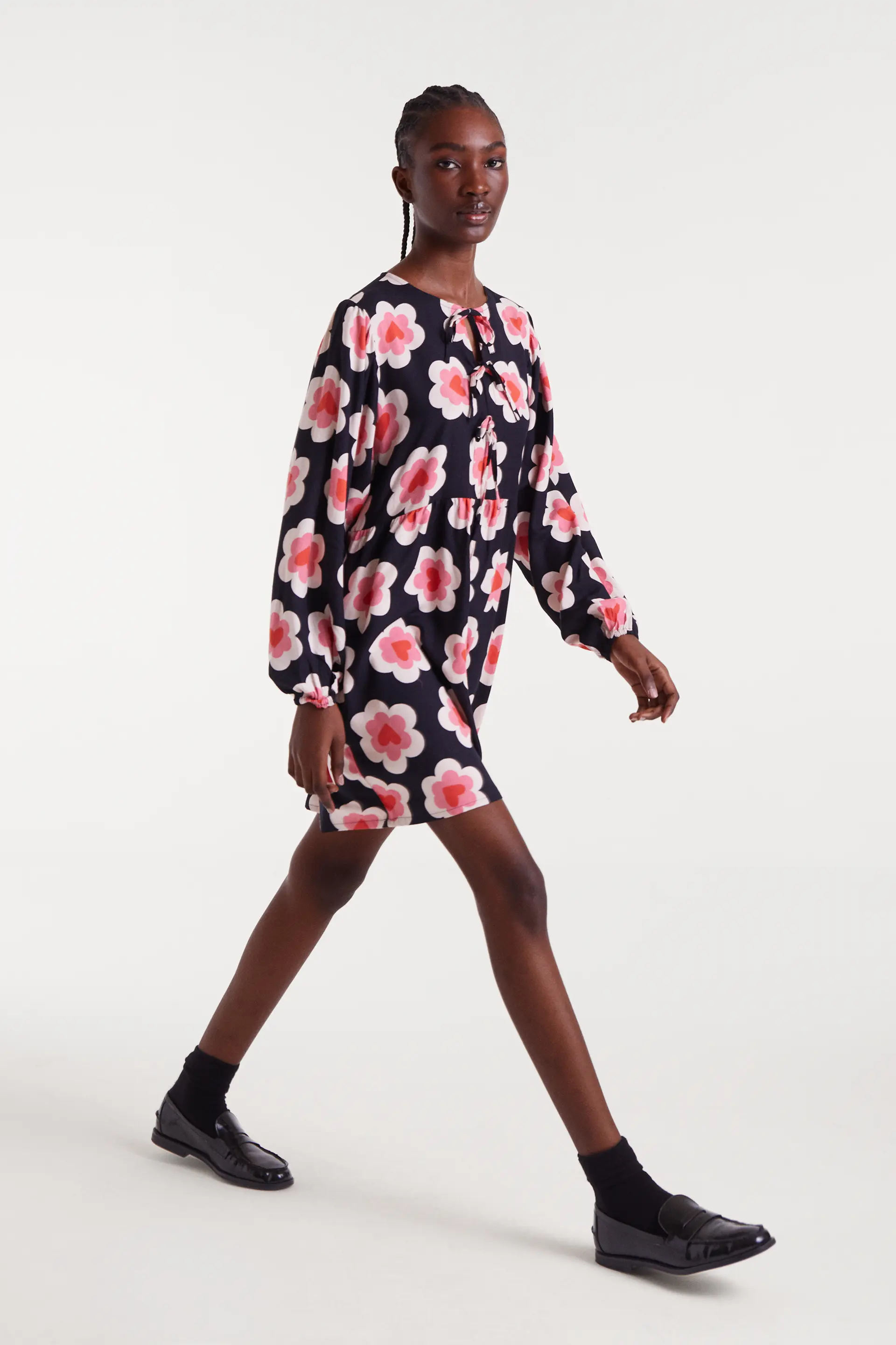 Vestido corto con estampado Sweetheart - Image 5