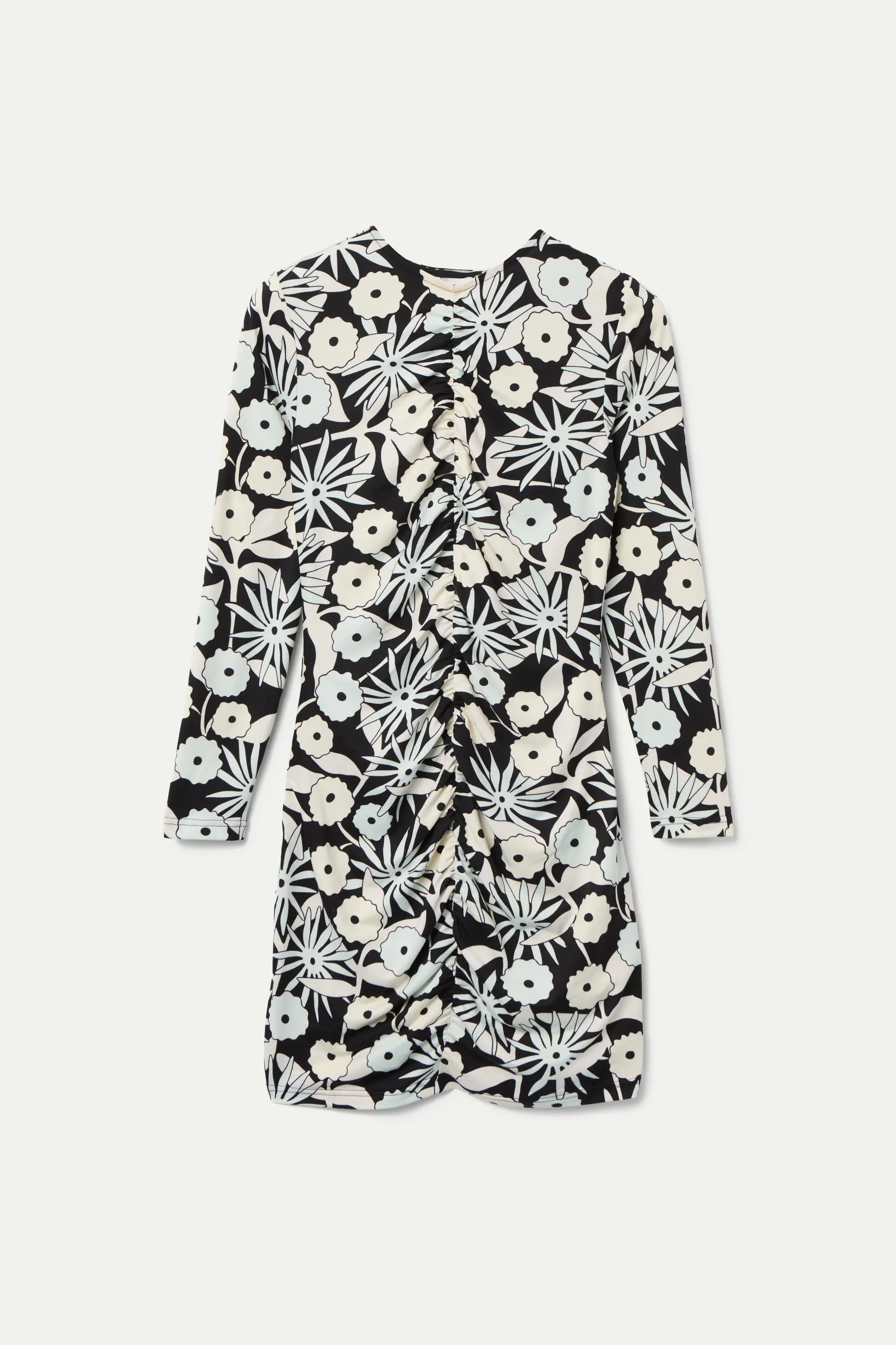 Vestido corto con estampado Tofu - Image 2