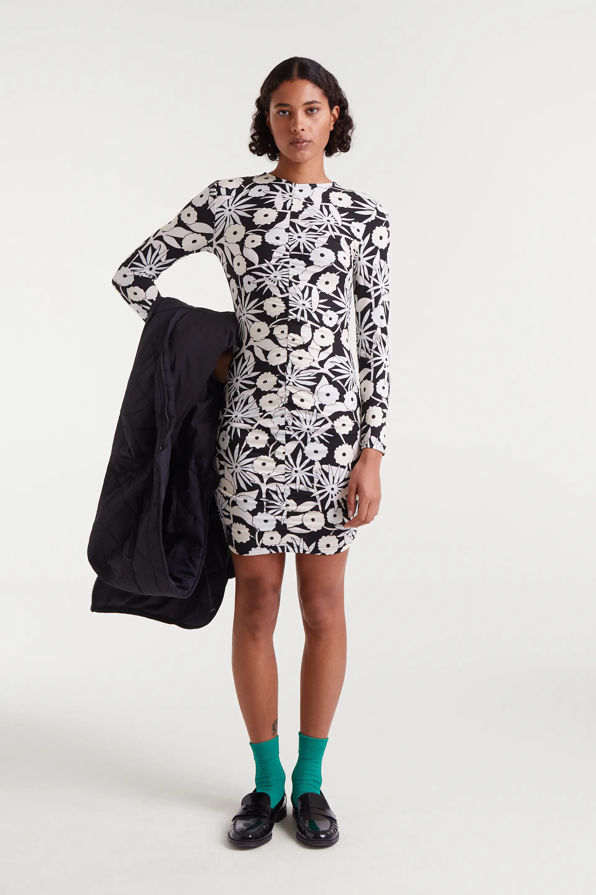 Vestido corto con estampado Tofu - Image 5