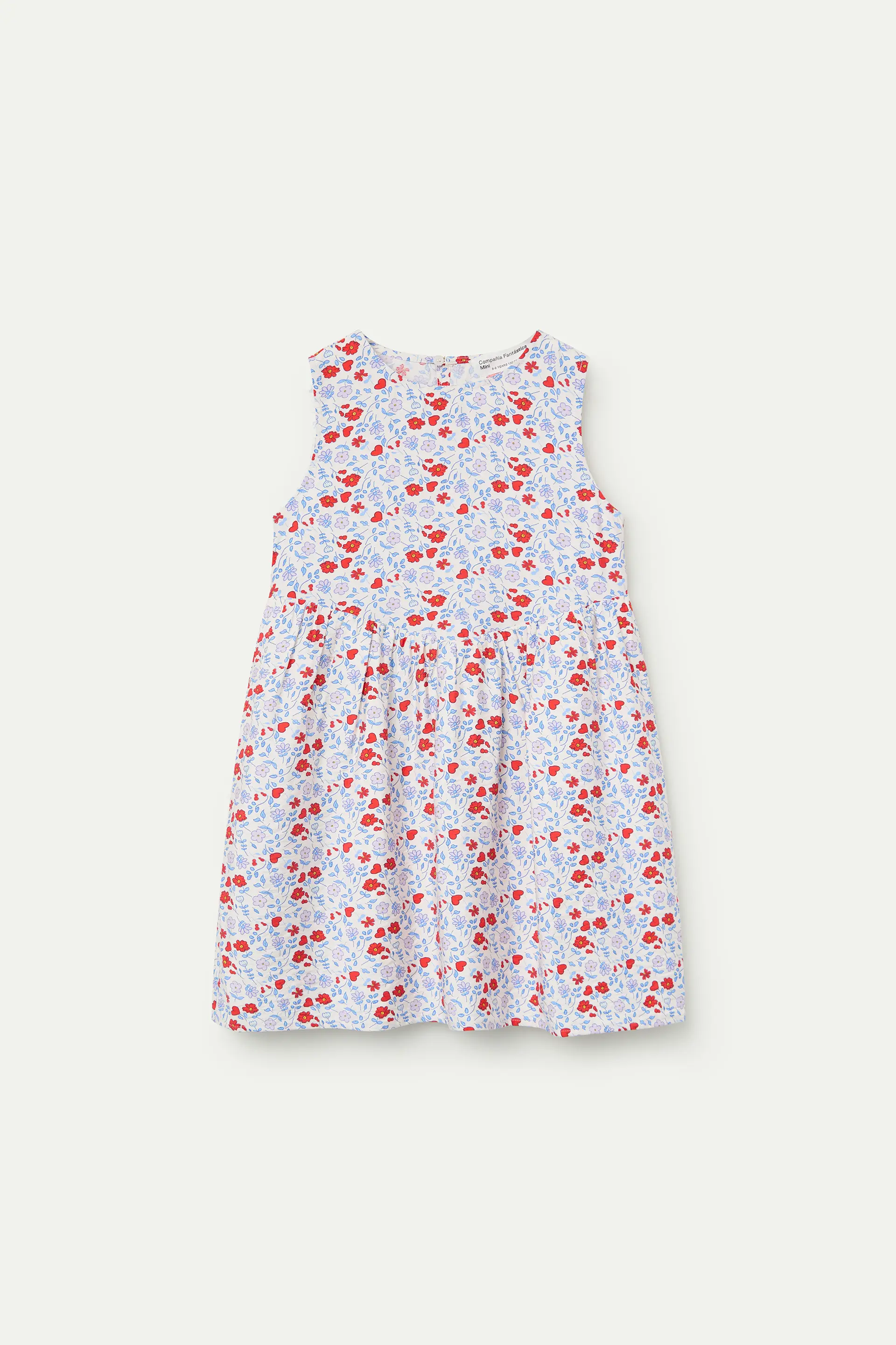 Vestido corto de niña con estampado Cute - Image 2