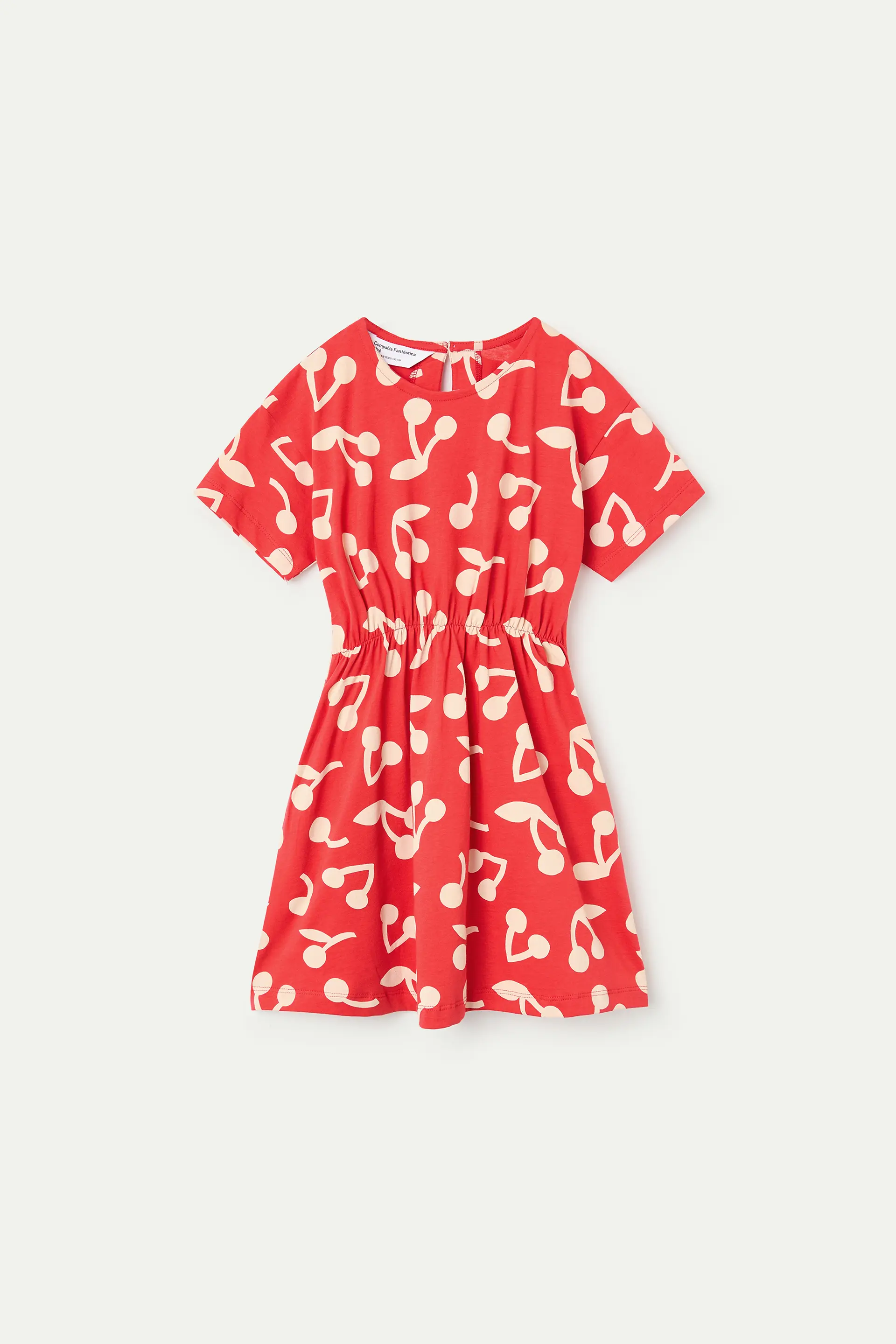 Vestido corto de niña con estampado de Guinda - Image 2