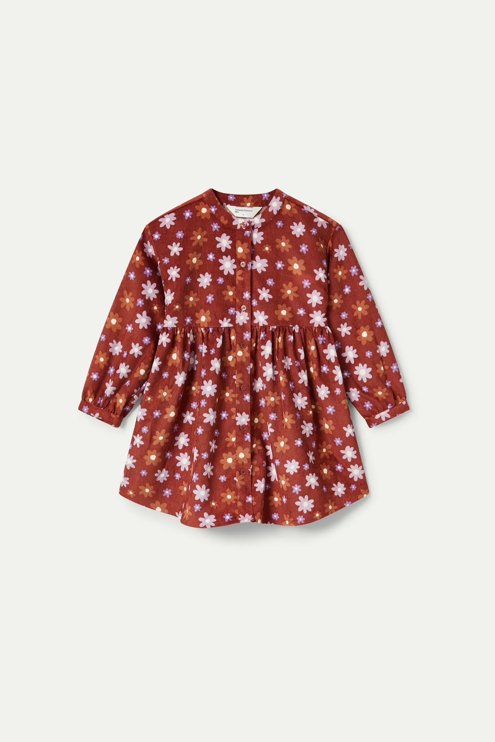 Vestido corto de niña estampado floral Montana - Image 2