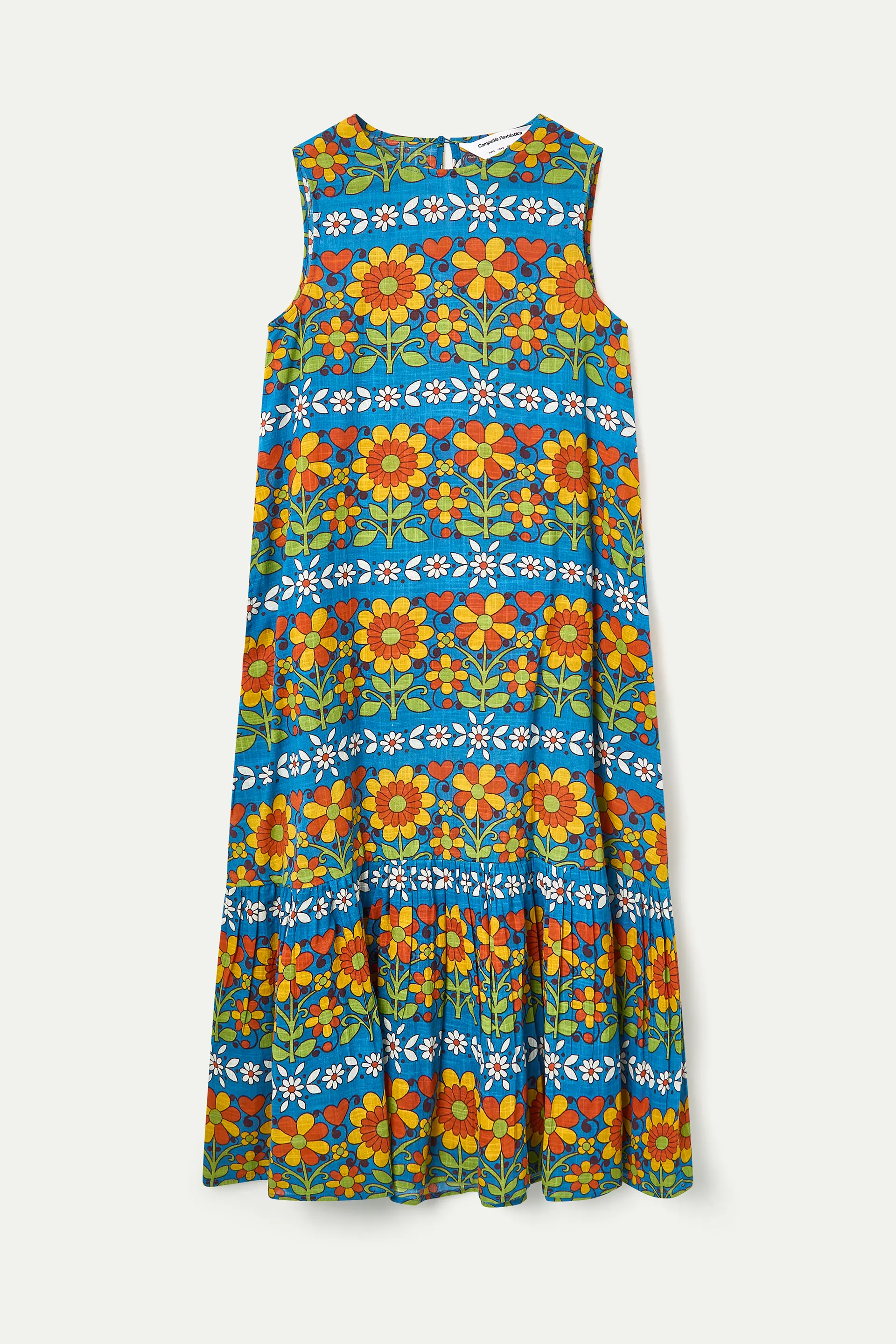 Vestido largo con estampado Garden - Image 2