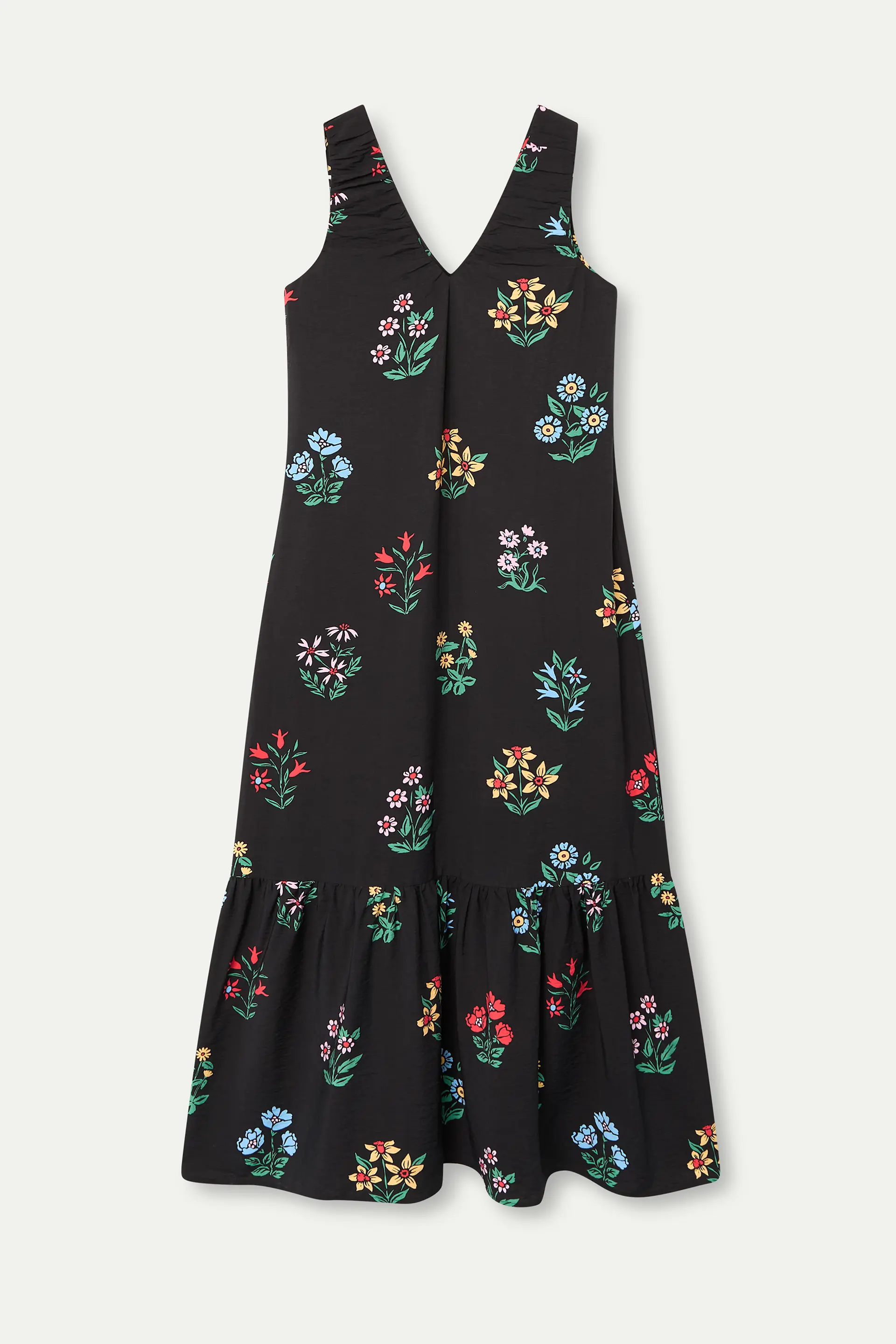 Vestido largo con estampado Multicolor Gardener - Image 2
