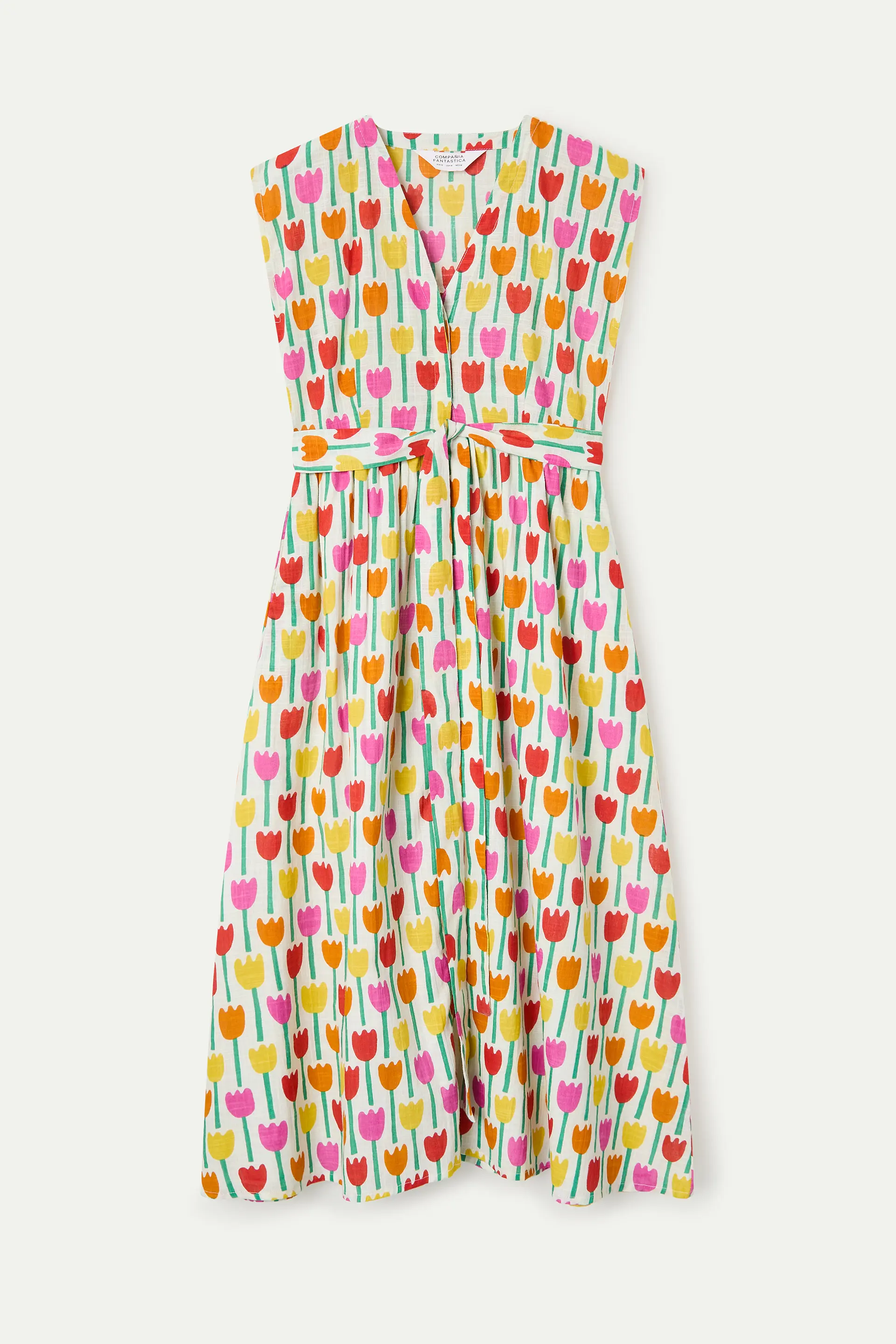 Vestido largo con estampado Tulipa - Image 2