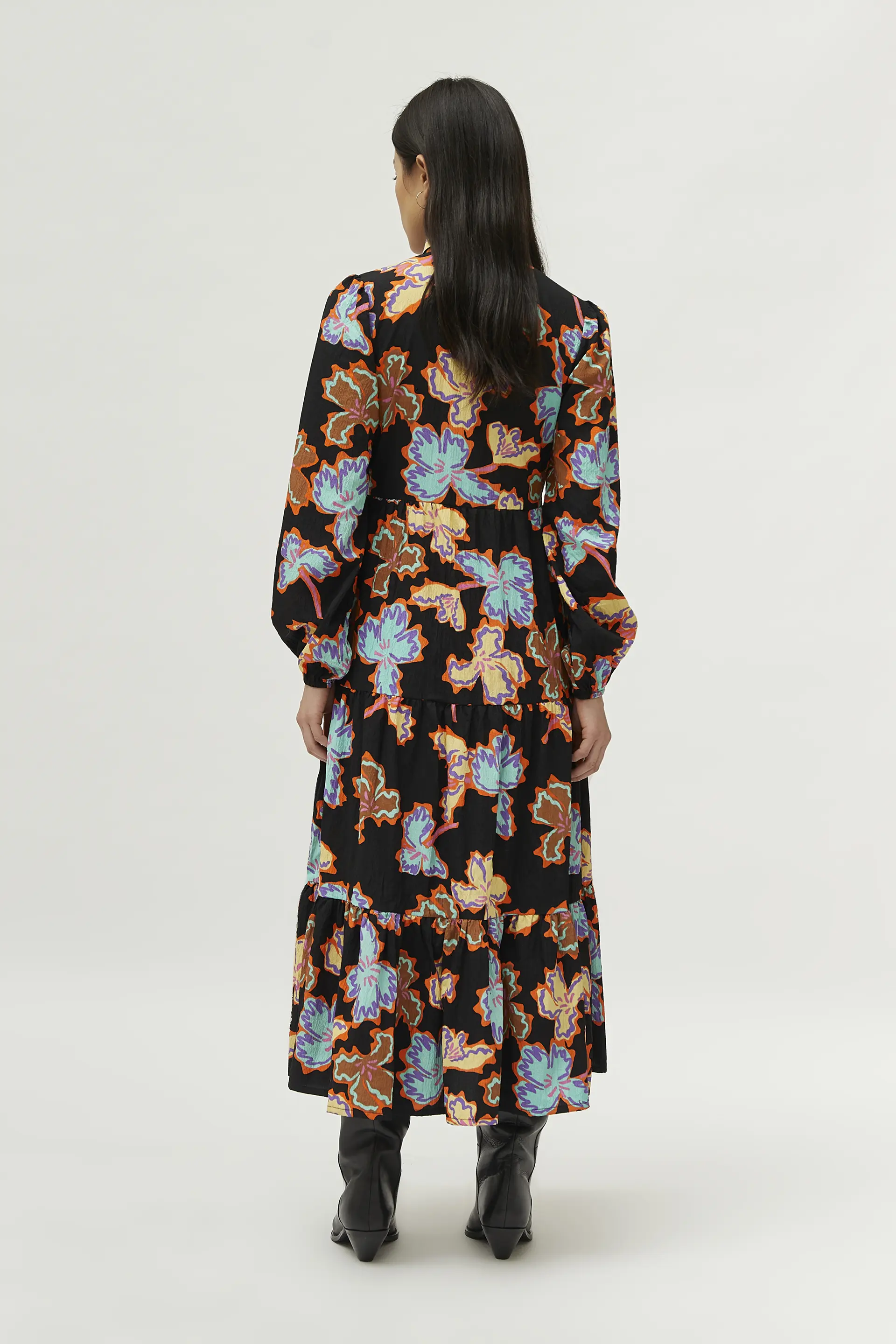 Vestido largo estampado floral Alhelí - Image 3