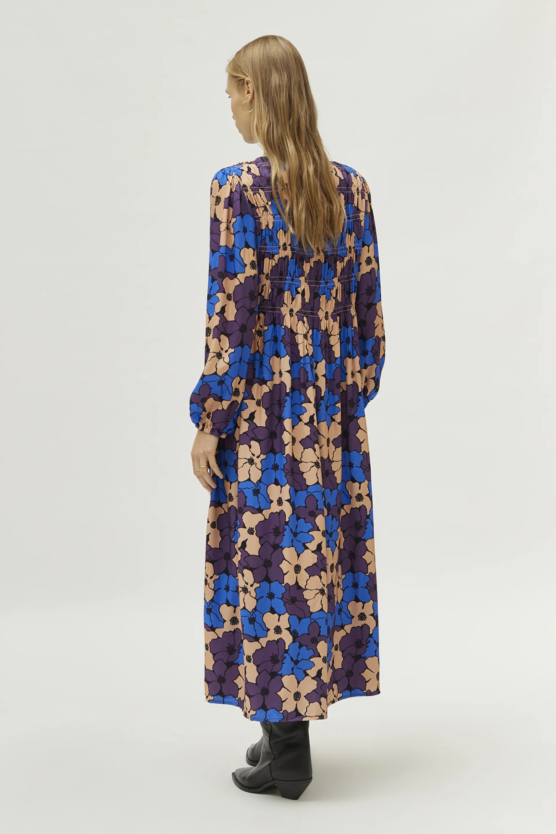 Vestido largo estampado floral Camille - Image 3