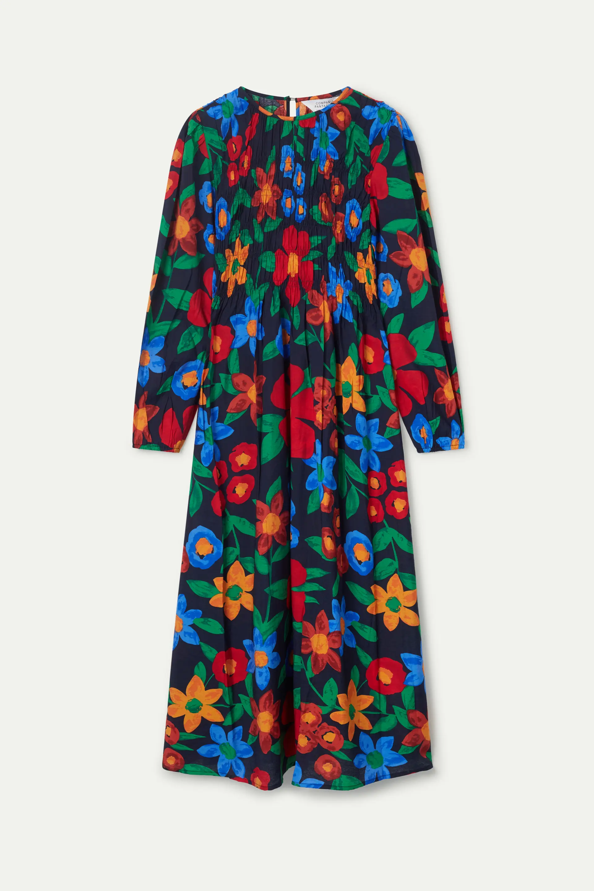 Vestido largo estampado floral multicolor - Image 2