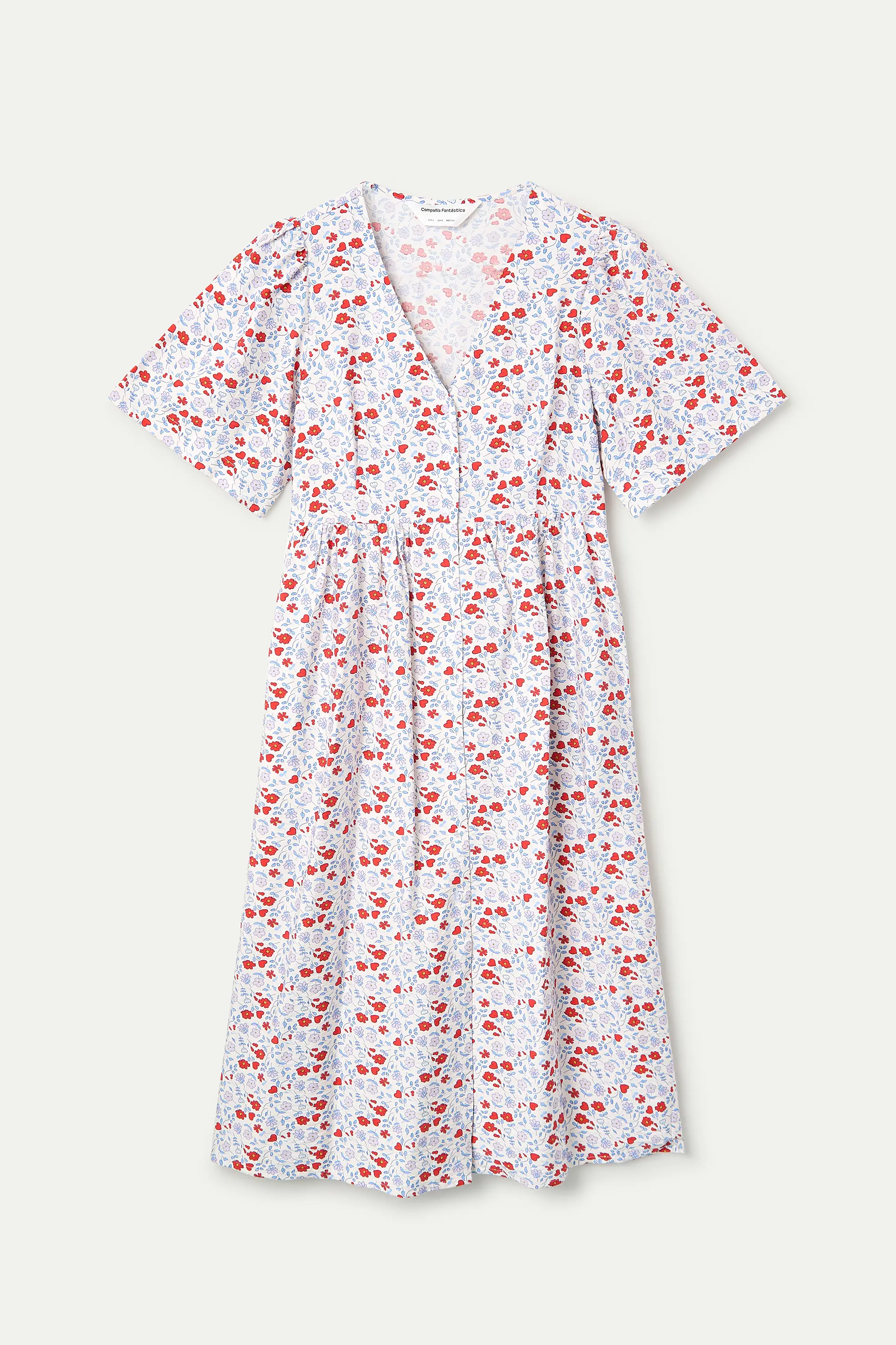 Vestido midi con estampado Cute - Image 2