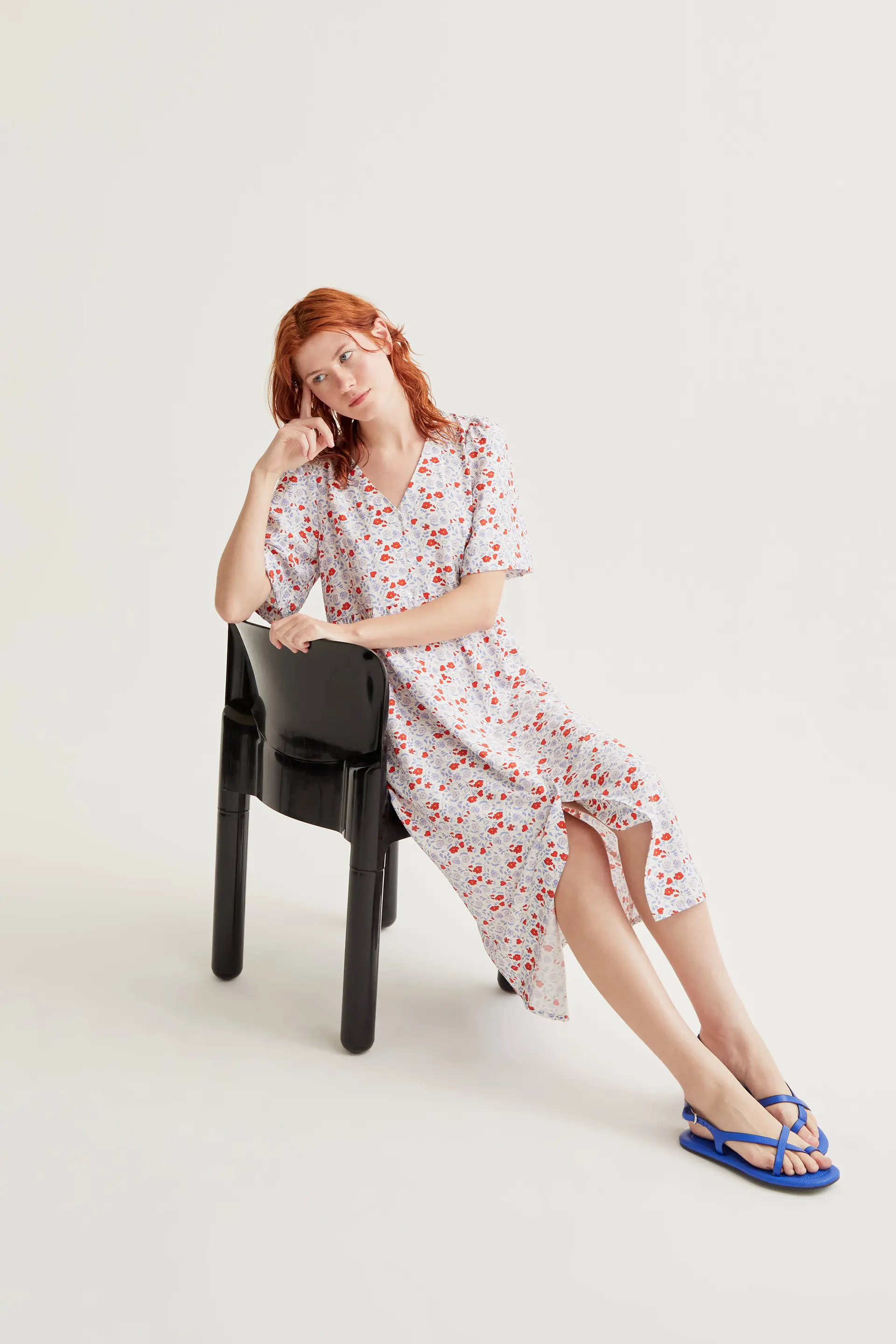 Vestido midi con estampado Cute - Image 5