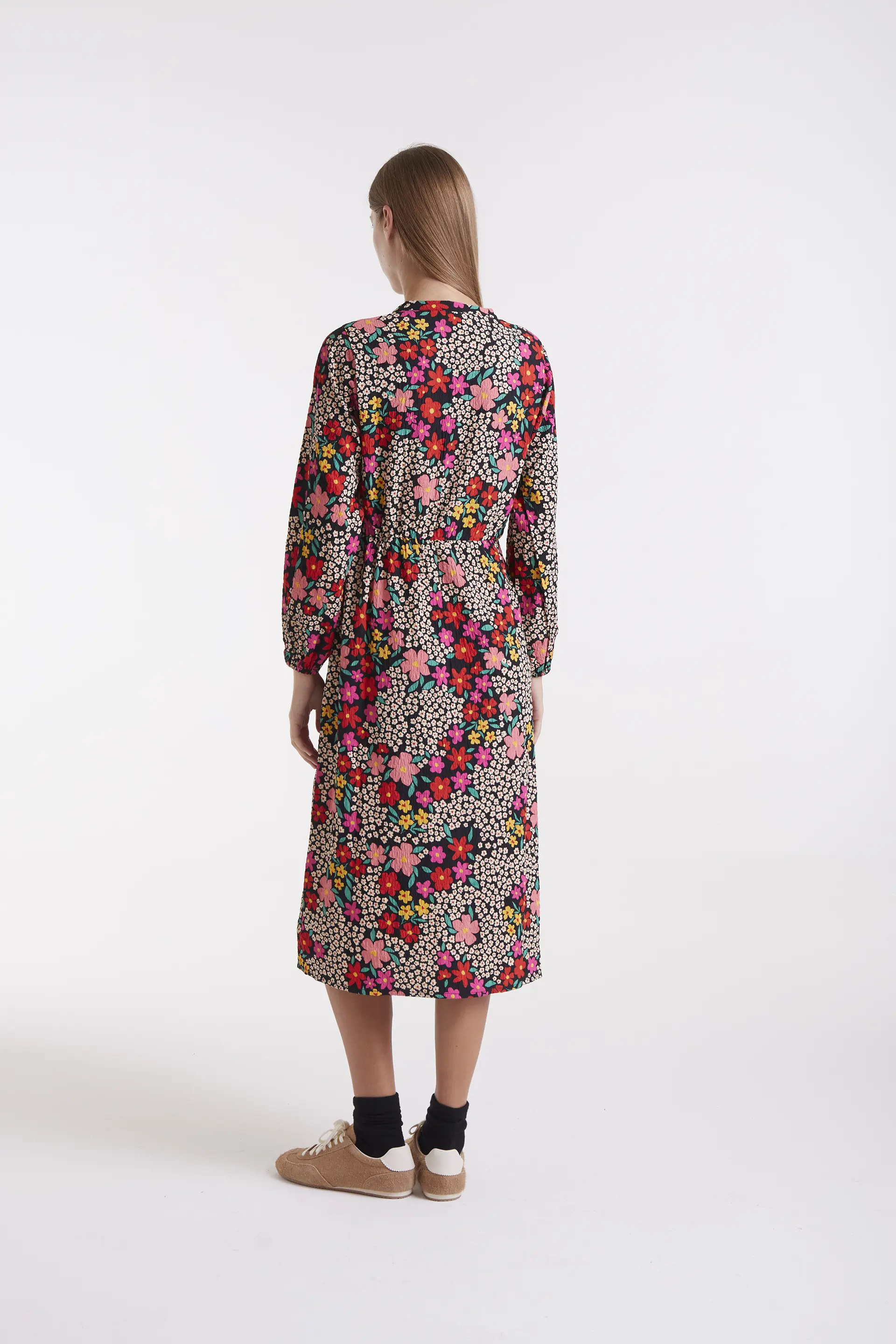 Vestido midi con estampado Giardino - Image 3