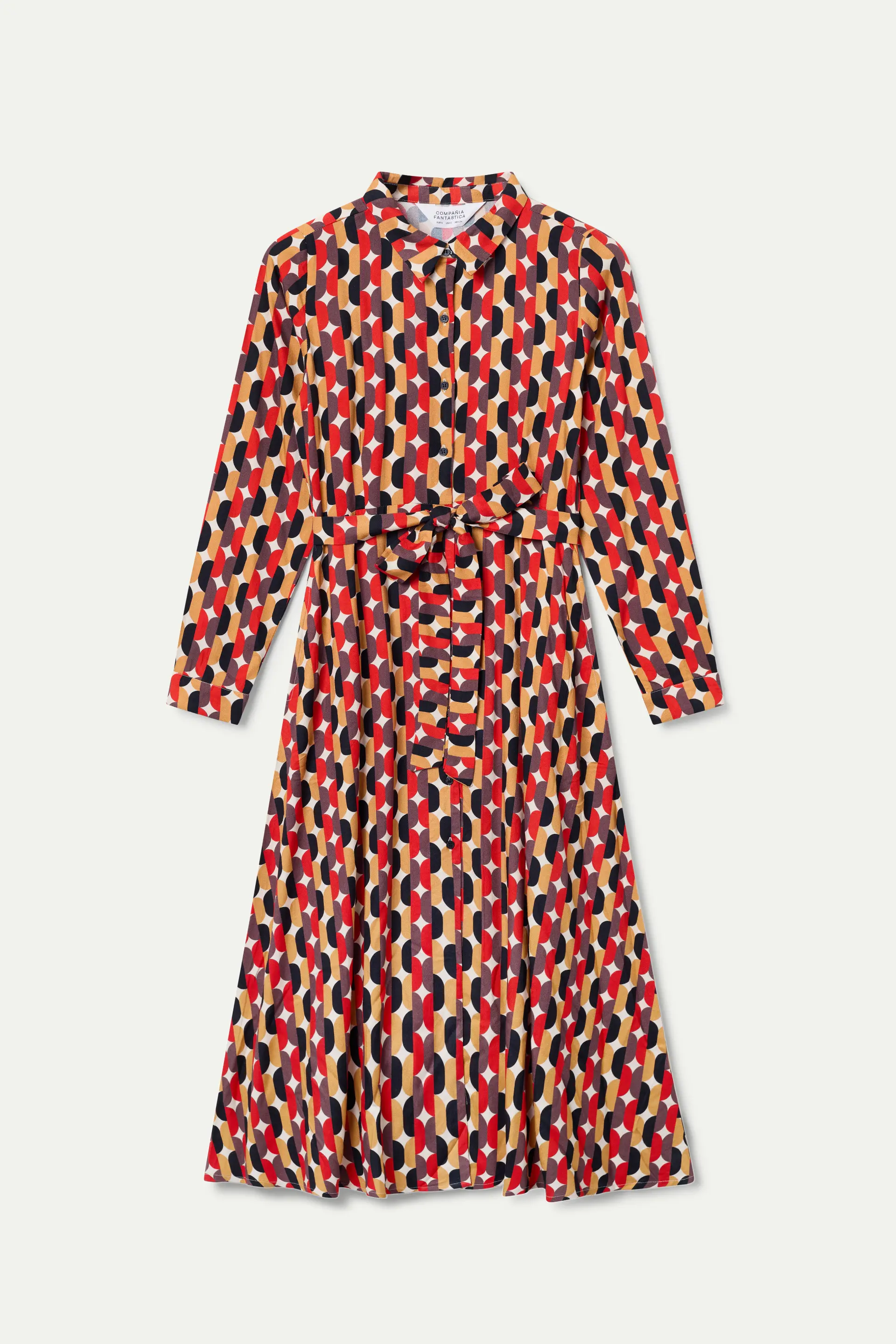 Vestido midi con estampado Link - Image 2