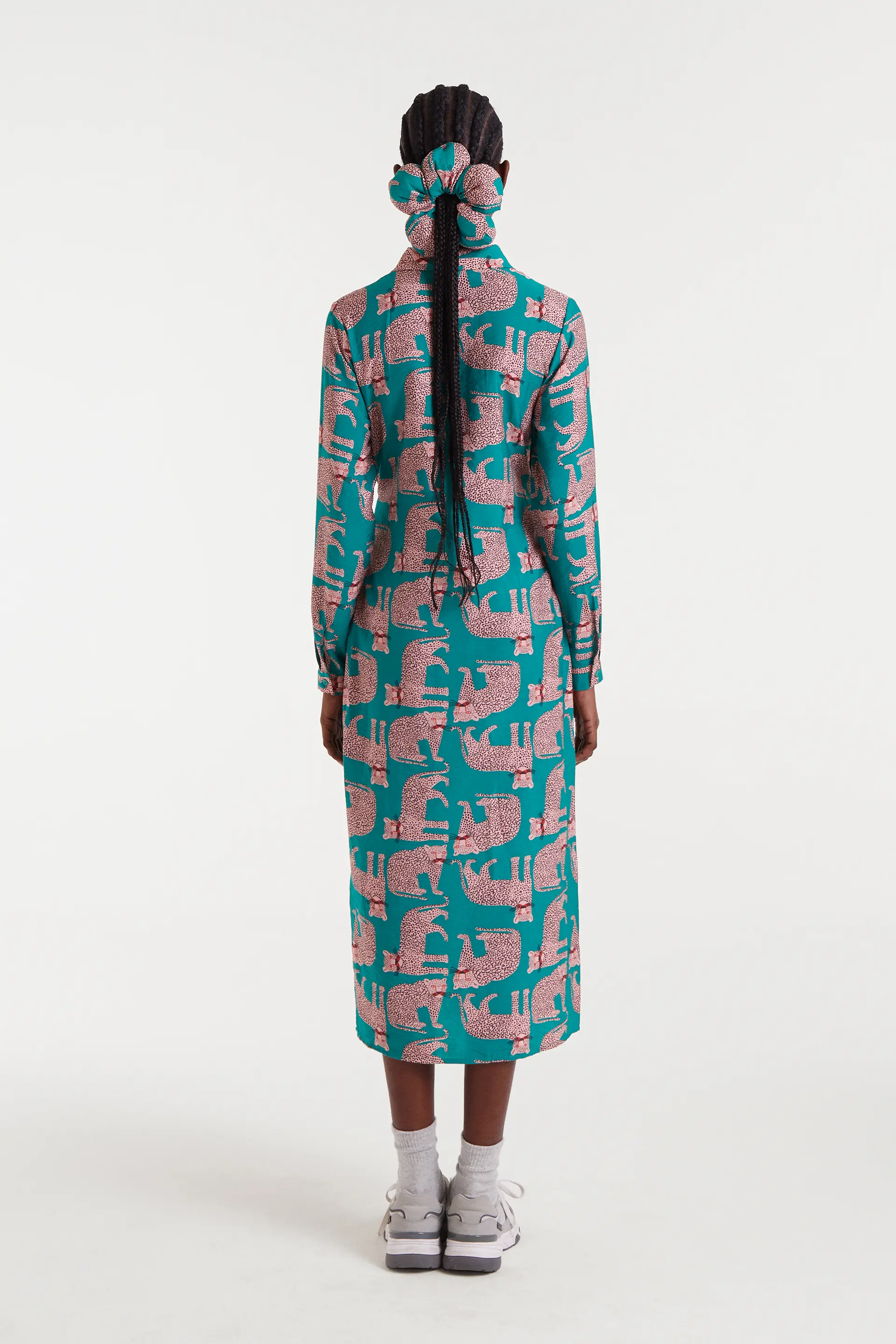 Vestido midi con estampado Onca - Image 3