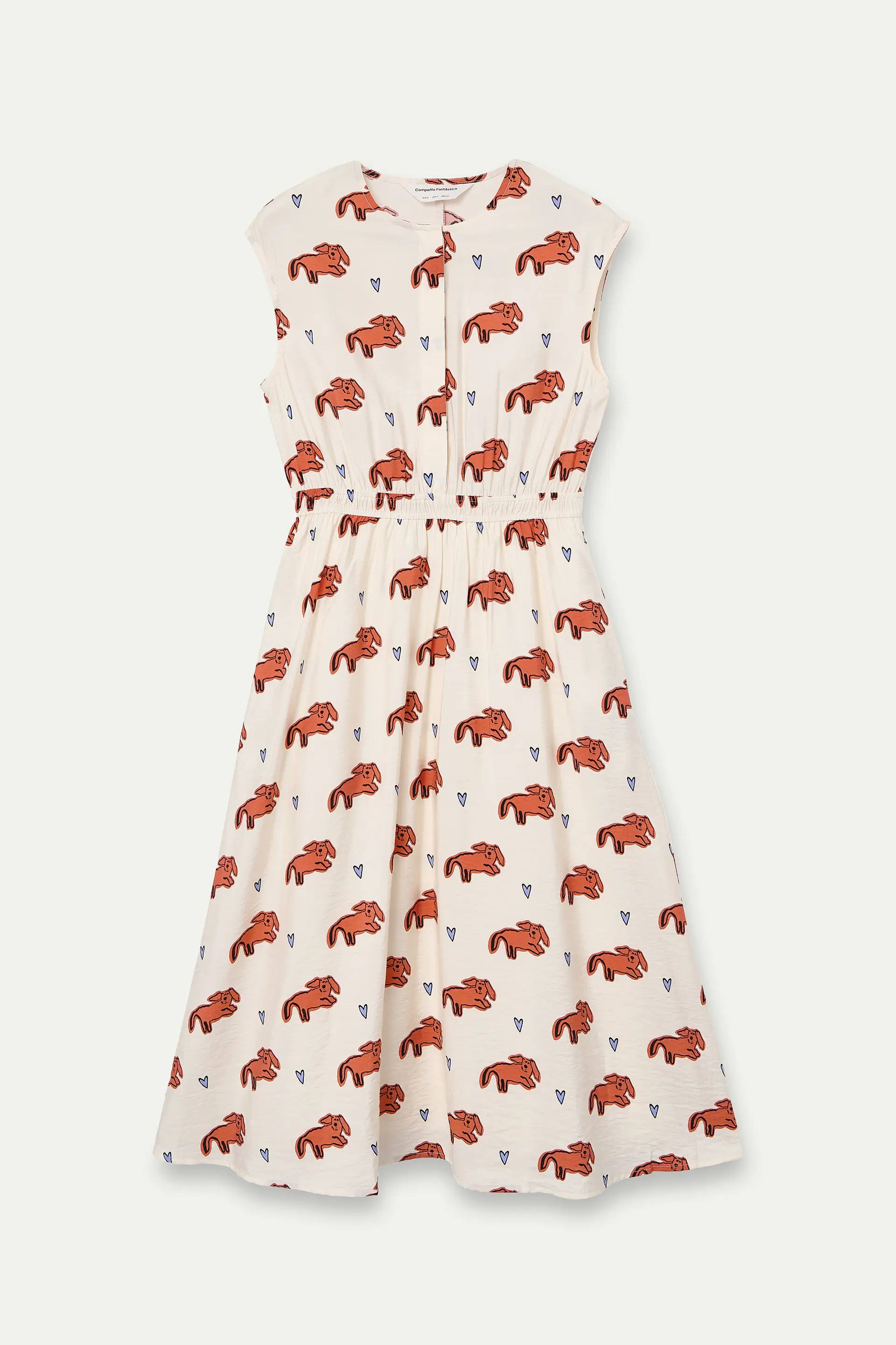 Vestido midi con estampado Tochi - Image 2