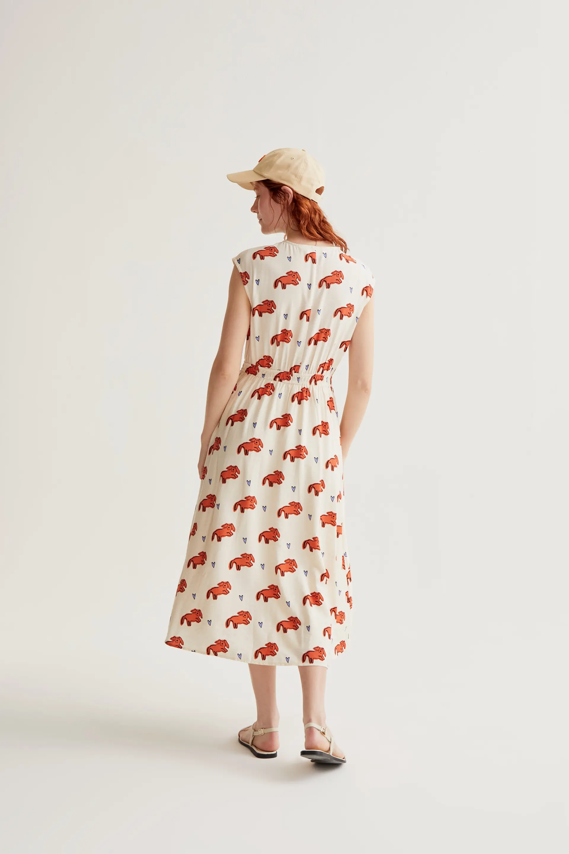 Vestido midi con estampado Tochi - Image 3