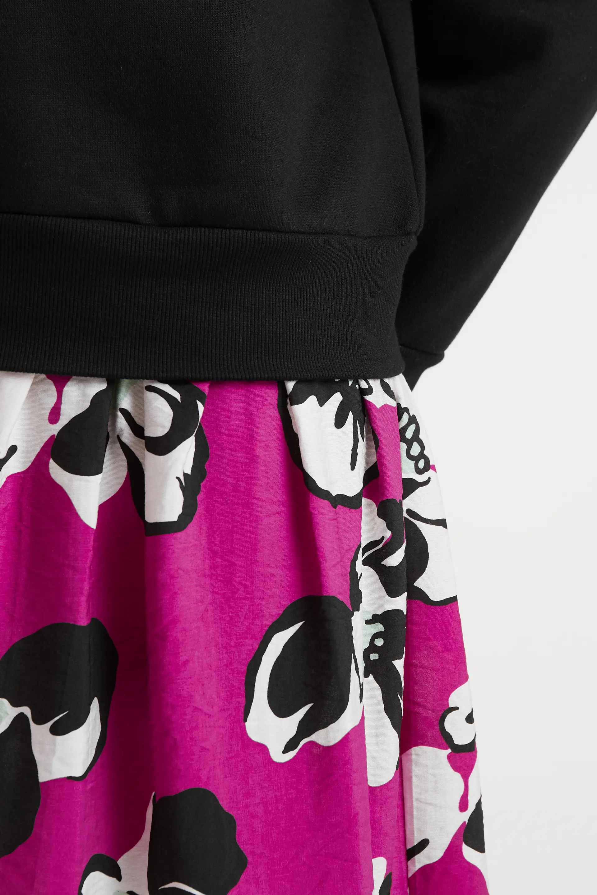 Vestido midi con estampado Vivid Viola - Image 4