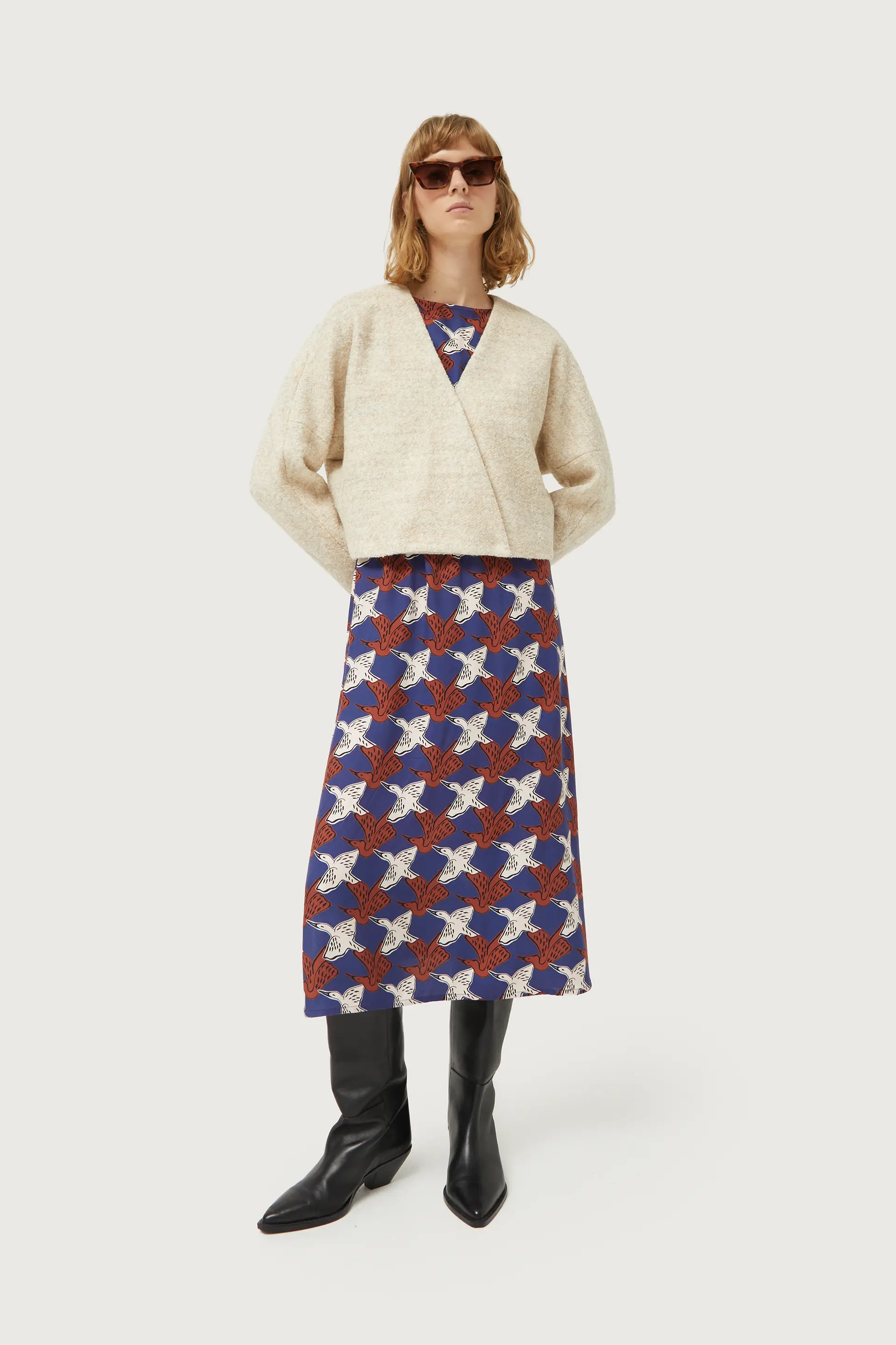 Vestido midi estampado de animales Garza - Image 5