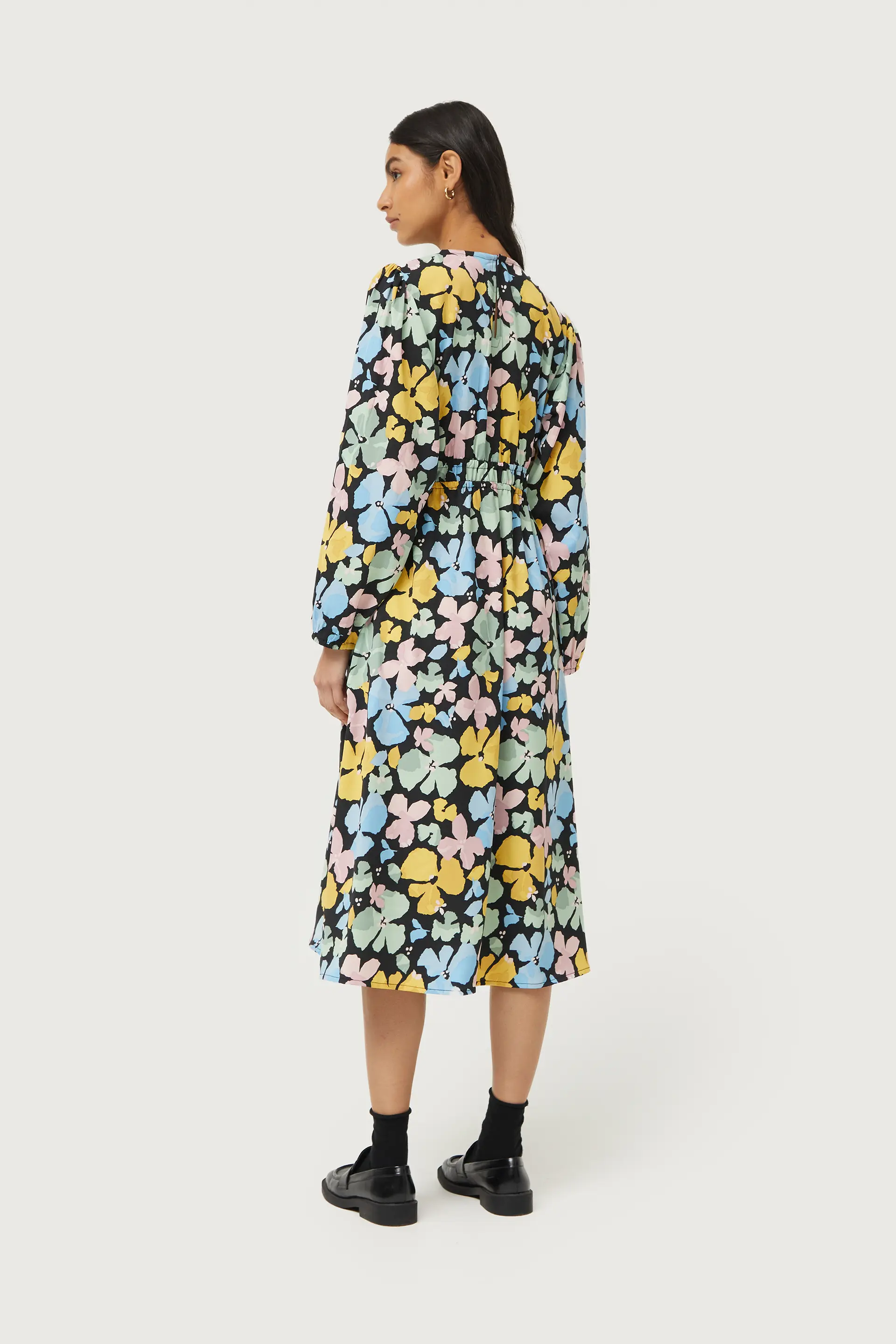 Vestido midi estampado floral Jacinto - Image 5