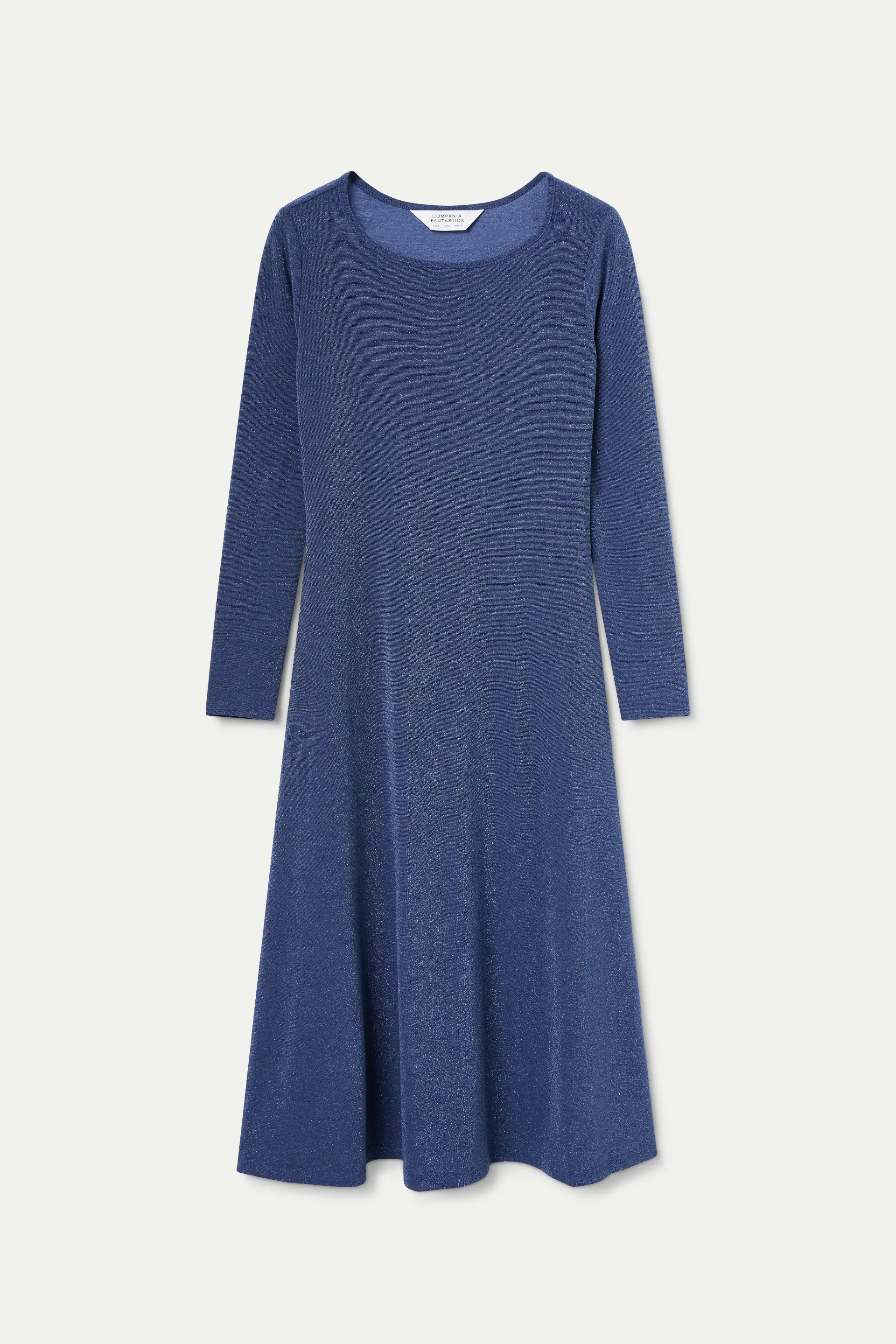 Vestido midi navy blue - Image 2